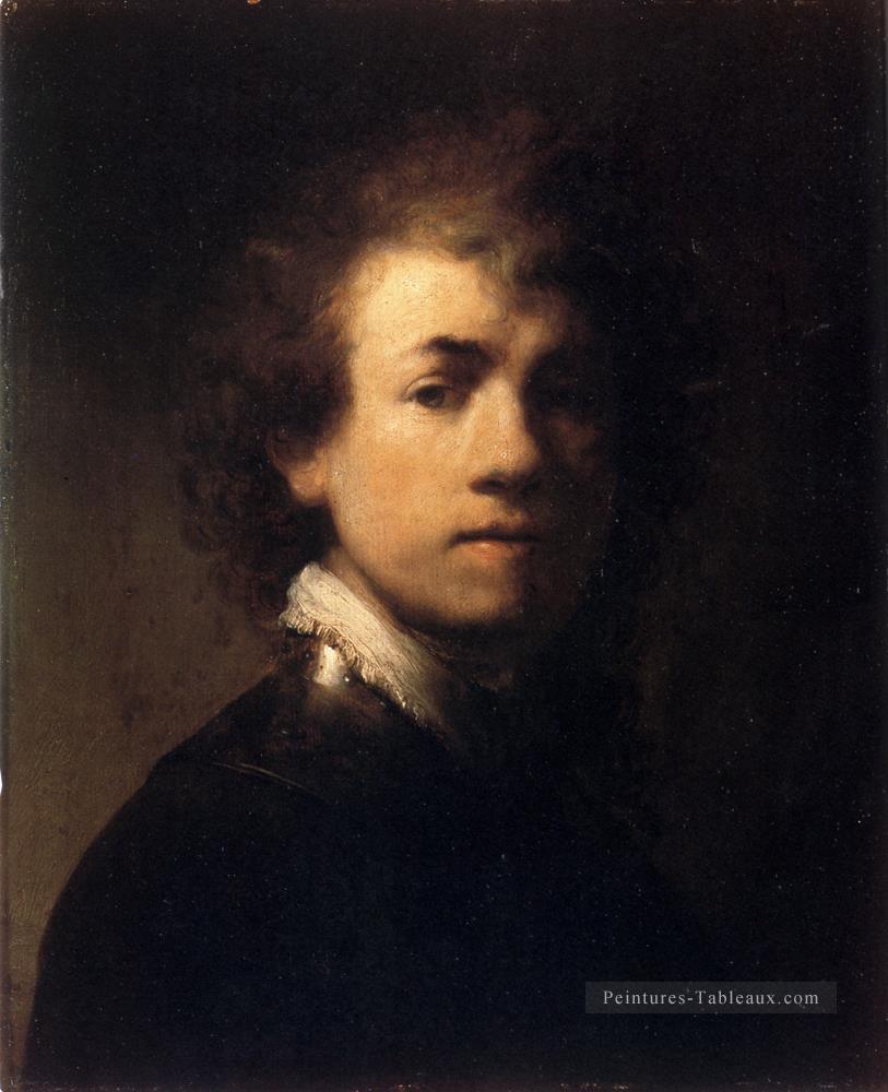 Autoportrait dans un Gorget Rembrandt Peintures à l'huile